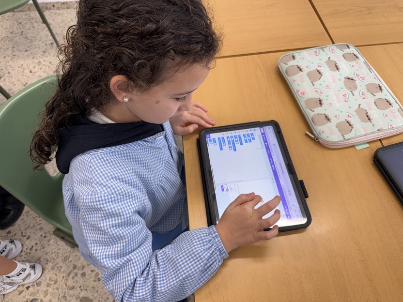 Actividad de programación durante la CodeWeek