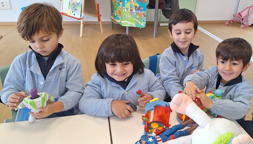 Juegos en clase de Infantil